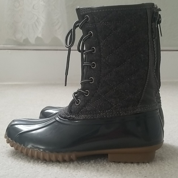 Madden Girl Frolic Rain/Winter Duck Boots sz 7.5 - Picture 4 of 10